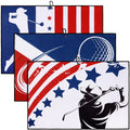 Patriot Microfiber Golf Towel Set with Clip, 3-Pack