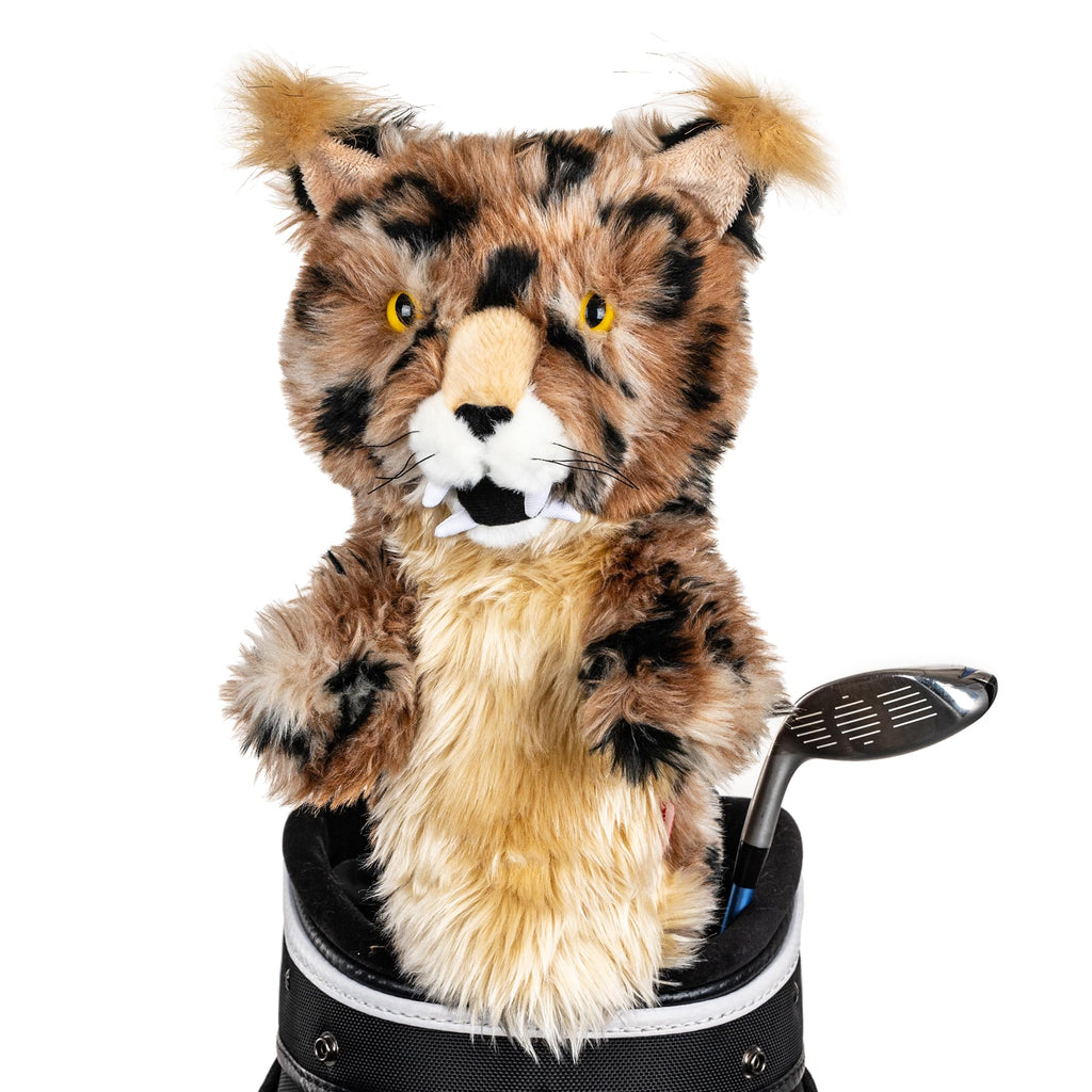 Daphnes Headcovers Bobcat Driver Headcover | Premium Driver Headcovers | Funny Golf Club Covers | Stylish Protection for Your Clubs | Mens Golf Gear | Driver Headcover for Men and Women