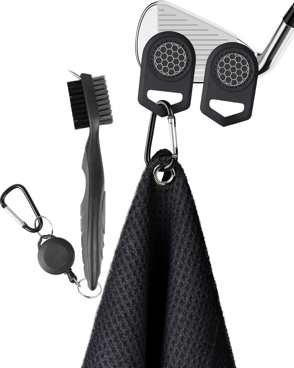 BIG TEETH Magnetic Clip Golf Towel Set