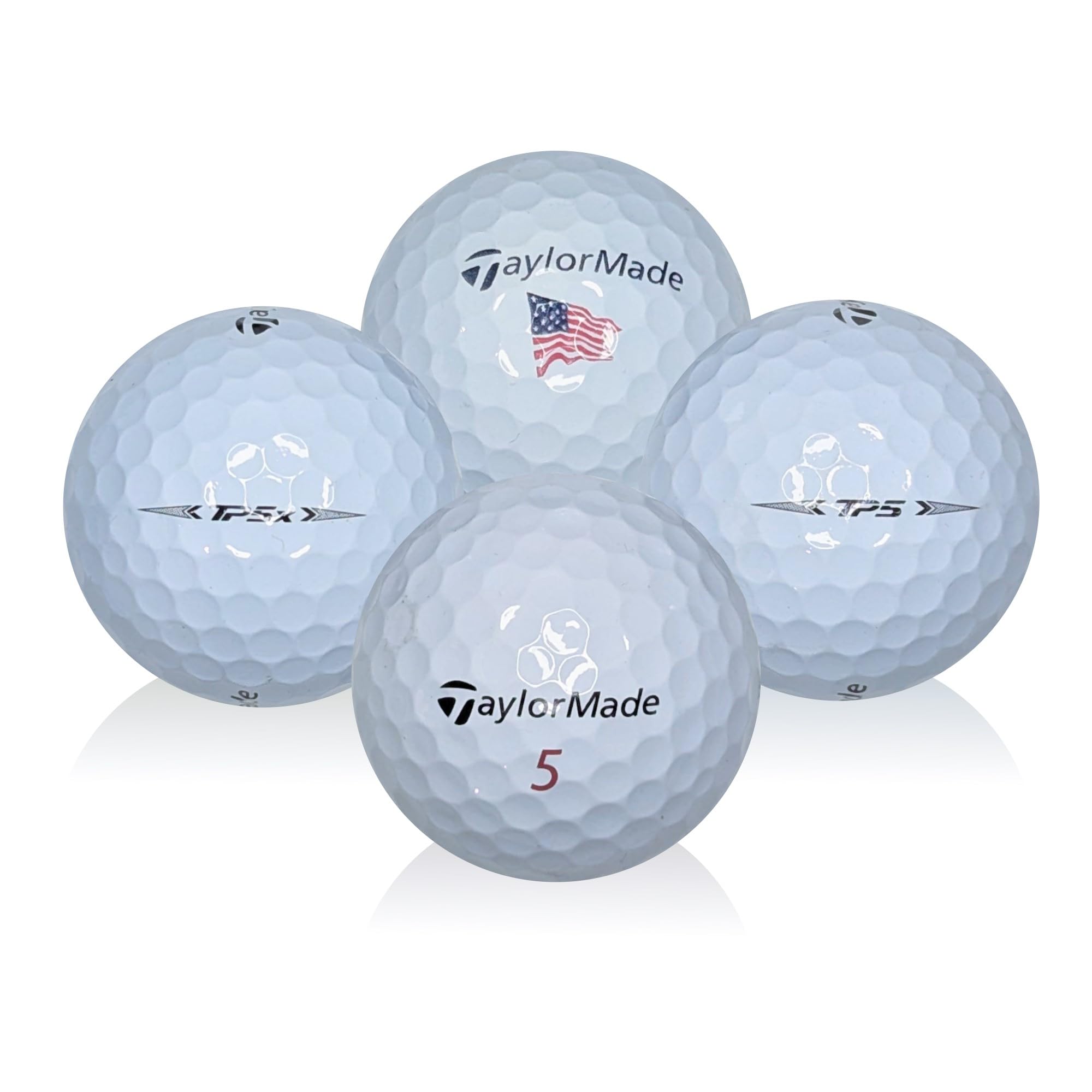 EconoGolf TP5 Mix - 50 Recycled Taylormade Balls